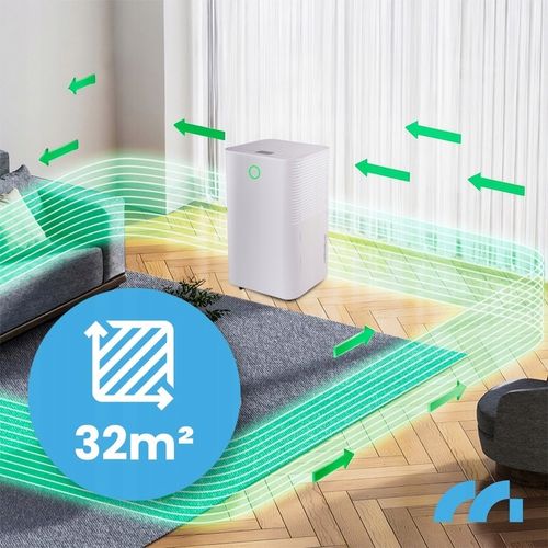 WYDAJNY OSUSZACZ POWIETRZA POCHŁANIACZ WILGOCI CICHY WiFi TIMER na Arena.pl