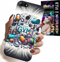 ETUI DO HUAWEI Y7 2018 - SIŁOWNIA GYM FITNESS SPORT CASE + SZKŁO