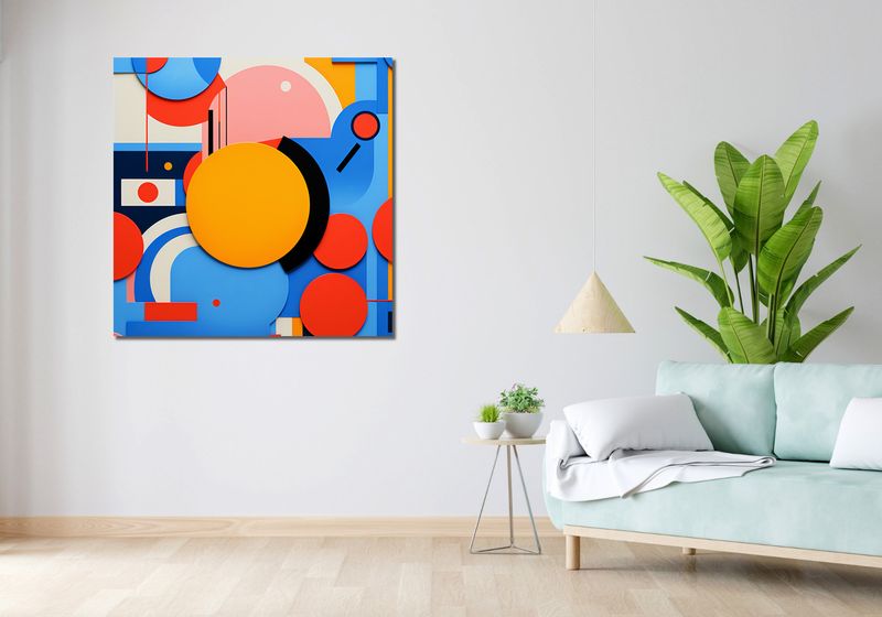 Obraz 100x100cm Kalejdoskop Emocji zdjęcie 2