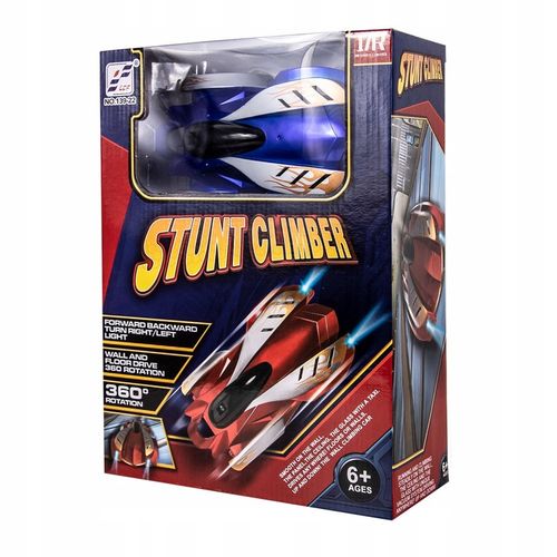 AUTO JEŻDŻĄCE PO ŚCIANIE SAMOCHÓD NA PILOT ZDALNIE STEROWANY LED DLA DZIECI na Arena.pl