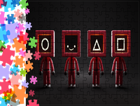 Puzzle tradycyjne - Squid Game