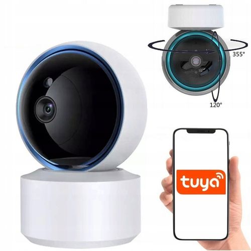 KAMERA OBROTOWA DOMOWA WEWNĘTRZNA NIANIA ELEKTRONICZNA WIFI NOC FULL na Arena.pl