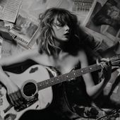 Plakat 30x30cm Młoda Gitarzystka