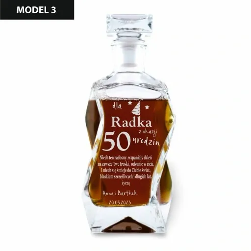 Prezent na Urodziny Karafka do Whisky z Grawerem - Niepowtarzalny Upominek zdjęcie 9