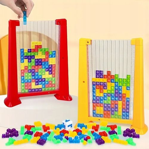 GRA LOGICZNA TETRIS BRAIN UKŁADANKA TRÓJWYMIAROWA KLOCKI 3D WIEŻA Z KLOCKÓW na Arena.pl
