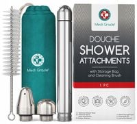 Zestaw do lewatywy irygator do węża prysznicowego x3 koncowka wlewnik worek