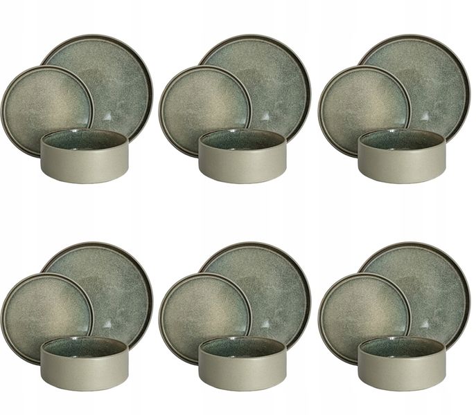 Serwis obiadowy MPLCo Stack Grey 18 szt. zdjęcie 1