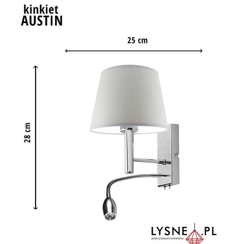 Lampka ścienna AUSTIN panel LED na Arena.pl
