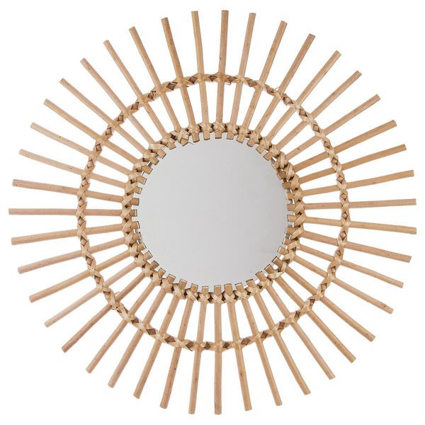 Lustro boho Sun rattan 58cm zdjęcie 1