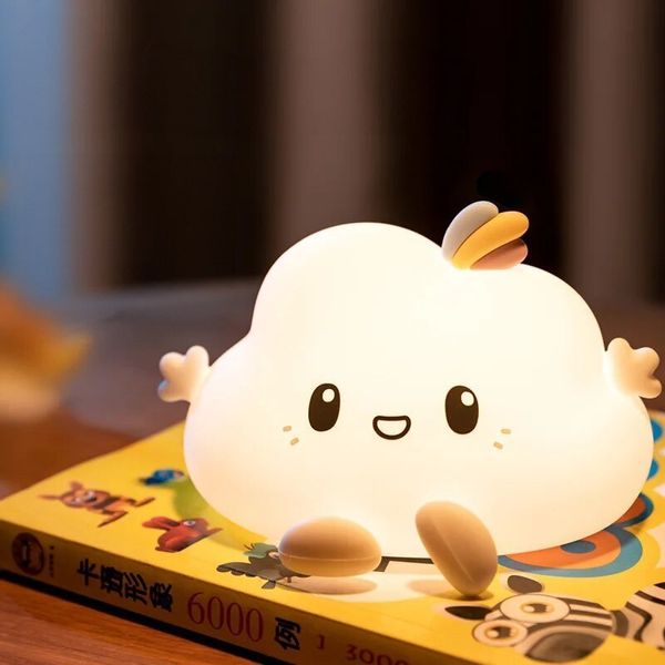 Silikonowa lampka nocna Chmurka led rgb zdjęcie 14