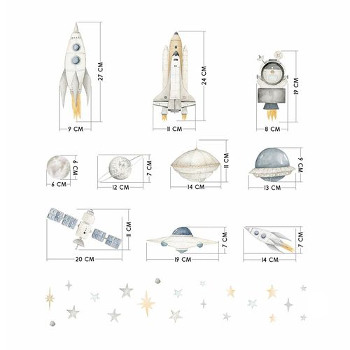 Naklejki Zestaw Rakiety DK418 na Arena.pl