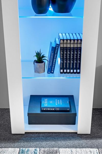 Meblościanka Dąb Wotan LED RGB Meble RTV – Zestaw Mebli zdjęcie 8