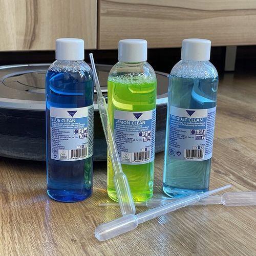 Zestaw 4 płynów do każdego robota mopującego myjącego podłogi uniwersalny na Arena.pl