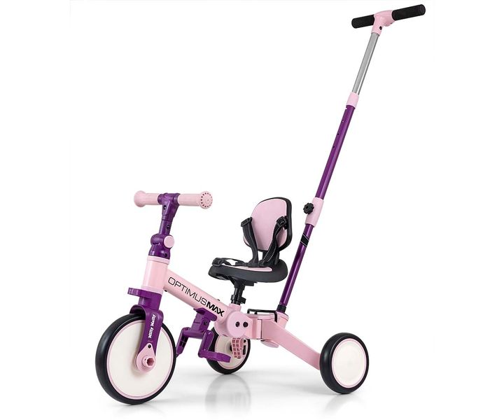 MILLY MALLY 6267 Rowerek 5w1 OPTIMUS MAX pink zdjęcie 10