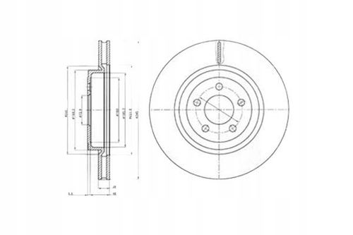 TARCZA HAM PRZOD 345X28 V na Arena.pl