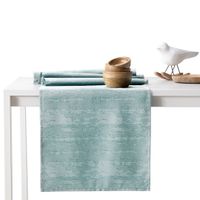 Zestaw obrus + bieżnik plamoodporny VESTA 115x250+35x250 miętowy AmeliaHome