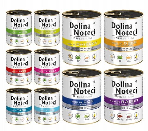 Dolina Noteci Premium KARMA PSA MIX SMAKÓW 10x800G na Arena.pl