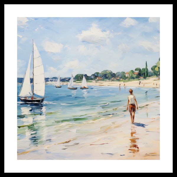 Plakat 50x50cm Życie na Brzegu zdjęcie 3