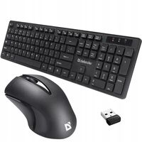 Klawiatura Bezprzewodowa i Mysz Zestaw Defender LIMA C-993 do Komputera