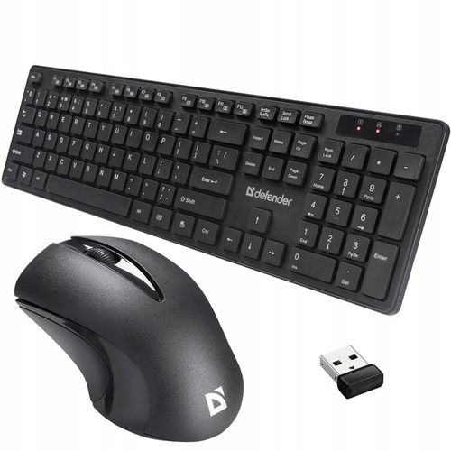 Klawiatura Bezprzewodowa i Mysz Zestaw Defender LIMA C-993 do Komputera na Arena.pl