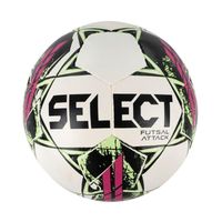 Piłka nożna Select Hala Futsal Attack v22 2 gatunek biało-różowa 17622/370016 r. — Rozmiar: 4