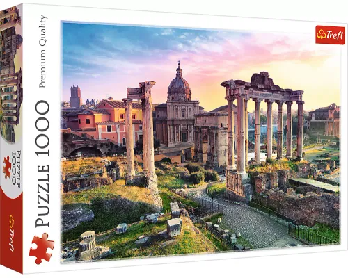 Piękne puzzle z widokiem na Forum Romanum w Rzymie - Trefl 1000 elementów na Arena.pl
