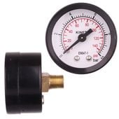 manometr 0-10 bar 1/8″ metalowy boczne mocowanie tarcza 40mm