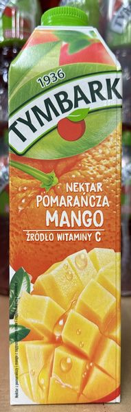 Tymbark sok pomarańcza-mango 1l zdjęcie 1