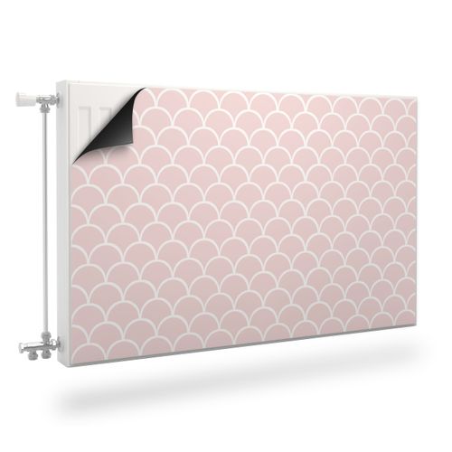 Maskownica Magnetyczna GRZEJNIKA Drobny Różowy Wzór GEOMETRYCZNY 80cm x 60cm na Arena.pl