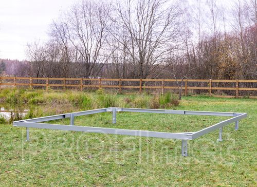 Fundament ocynkowany do szklarnie 2,85x10m stalowy na Arena.pl