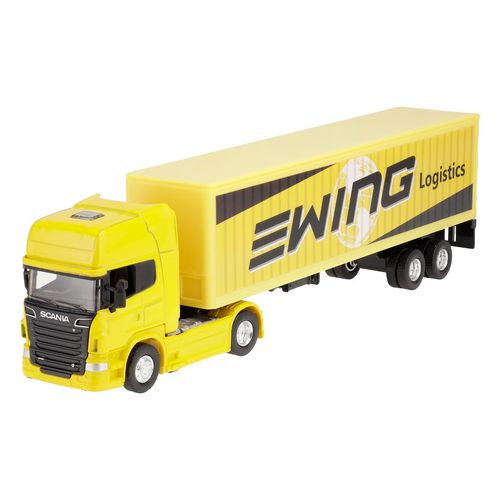 Model 1:64, SCANIA V8 R730 Ewing Logistic, żółty na Arena.pl