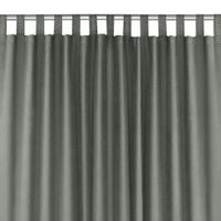 Zasłona MILANA szenilowa na szelkach 420x270 szara  Homede