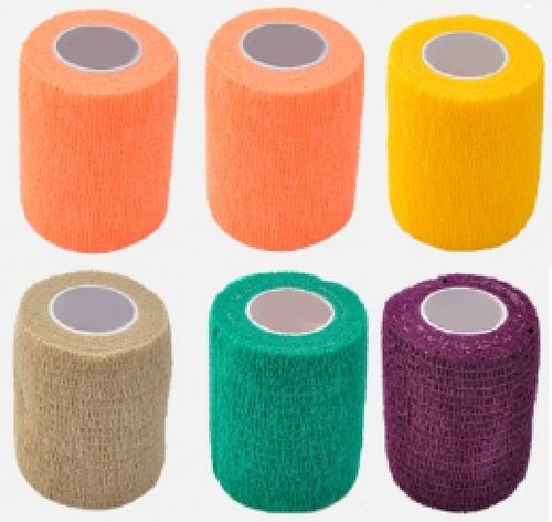 ZESTAW BANDAŻY SAMOPRZYLEPNYCH MIX KOLORÓW LUDZIE ZWIERZĘTA 7,5 CM x 4,5 M na Arena.pl