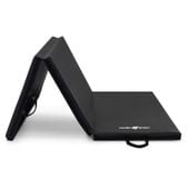 Materac gimnastyczny składany twardy 180x90x5 cm czarny Marbo Sport