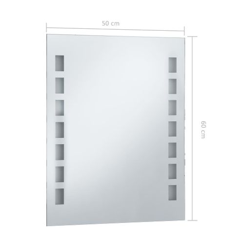 LUSTRO ŁAZIENKOWE ŚCIENNE LED 50 x 60 cm na Arena.pl