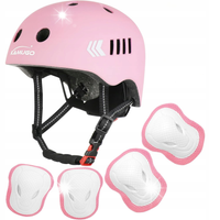 Kask Rowerowy Dla Dzieci 57-64 cm Regulowany Różowy Trwały Bezpieczny