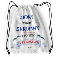 Plecak Dla Perkusisty Sportowy Szkolny Worek Torba Z Nadrukiem Ze Zdjęciem