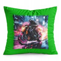 PODUSZKA ZIELONA PREZENT - MOTOR MOTOCYKL
