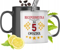 Dla Recepcjonistki Kubek Magiczny Na Prezent Z Nadrukiem Ze Zdjęciem