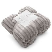 Koc mikroflano SOFT 200x220 beżowy 300gsm