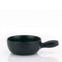 Rondel rondelek do fondue serowego Kela śred. 22,5 x 10 cm czarny mały