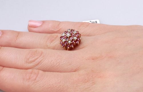 Złoty pierścionek PZD1600R - Diament na Arena.pl