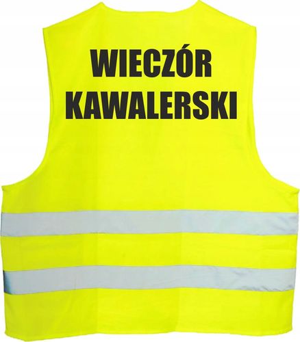 KAMIZELKA ODBLASKOWA śmieszne kamizelki z nadruk na Arena.pl