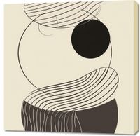 Obraz 90x90cm Wyobraźnia a Rzeczywistość