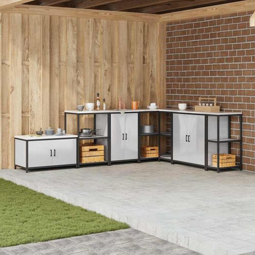 Szafka do przechowywania w kuchni Srebrny Stal nierdzewna na Arena.pl