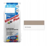 Fuga cementowa.Mapei ULTRACOLOR PLUS 2kg 133 Piasek