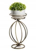 KWIETNIK NA KWIATY ROŚLINY STOJAK 30x54 CM METALOWY LOFT STOJĄCY NOWOCZESNY