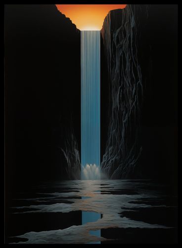 Plakat 40x55cm Wodospad Światła na Arena.pl