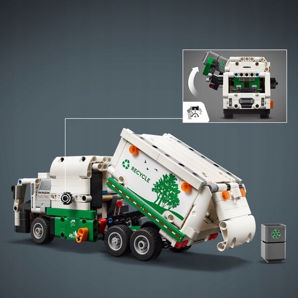 Lego TECHNIC 42167 Śmieciarka Mack LR Electric zdjęcie 12