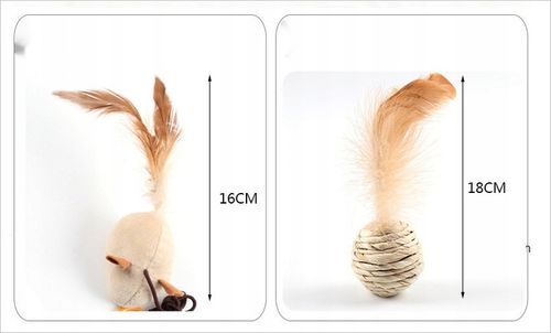 Artykuły dla zwierząt zabawki dla kotów 7częściowy zestaw kotów drażniących na Arena.pl